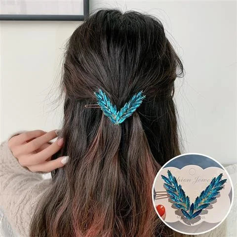 Crystal Laurel Hair Clip