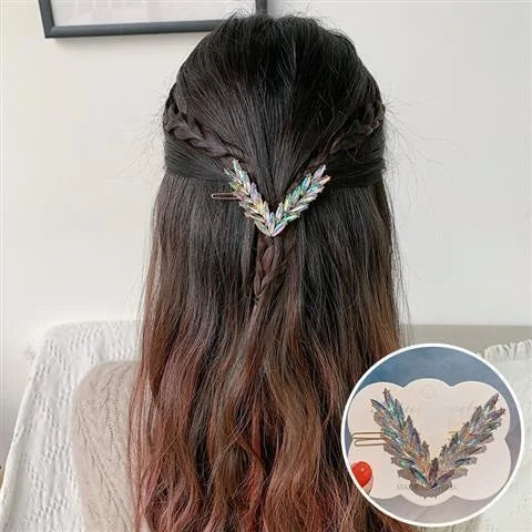 Crystal Laurel Hair Clip