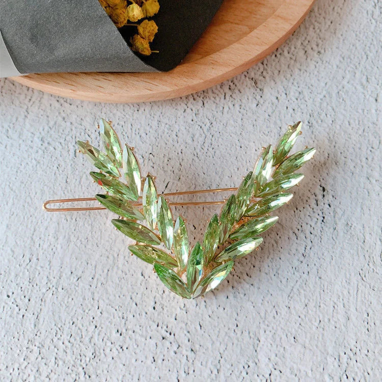 Crystal Laurel Hair Clip