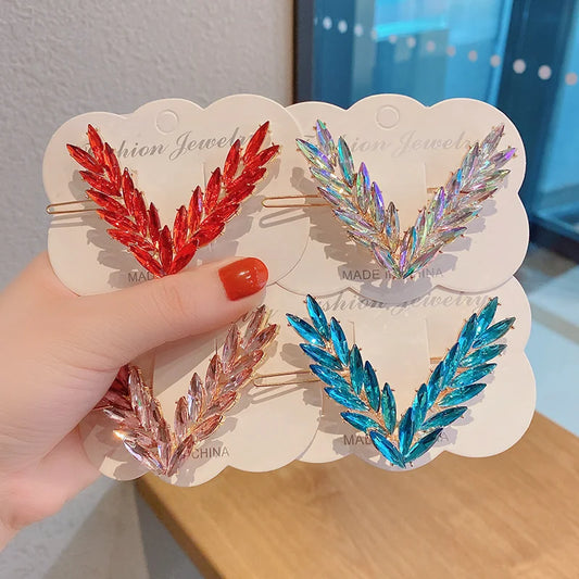 Crystal Laurel Hair Clip