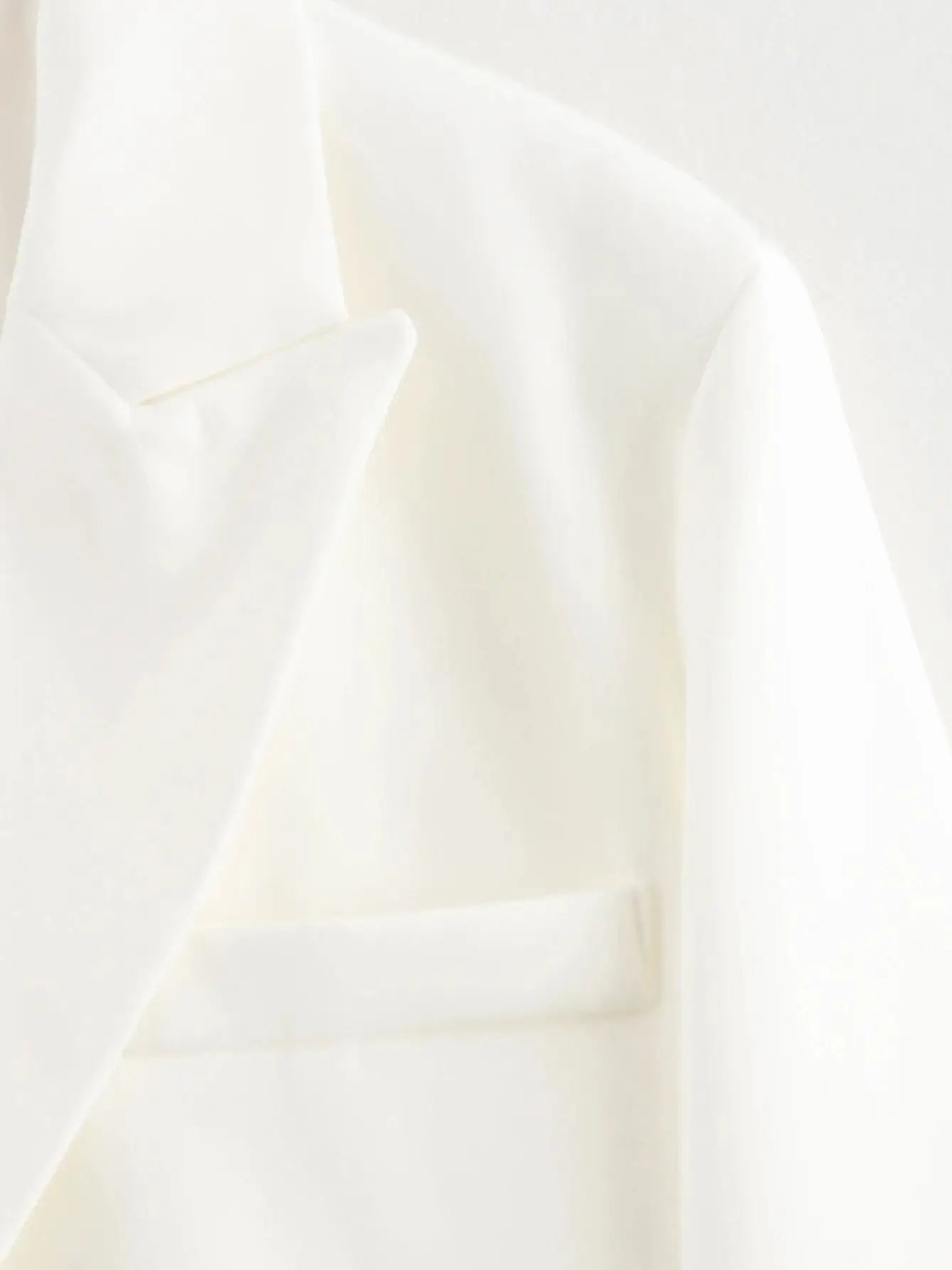 Cropped White Blazer – Modern Street Style Jacket