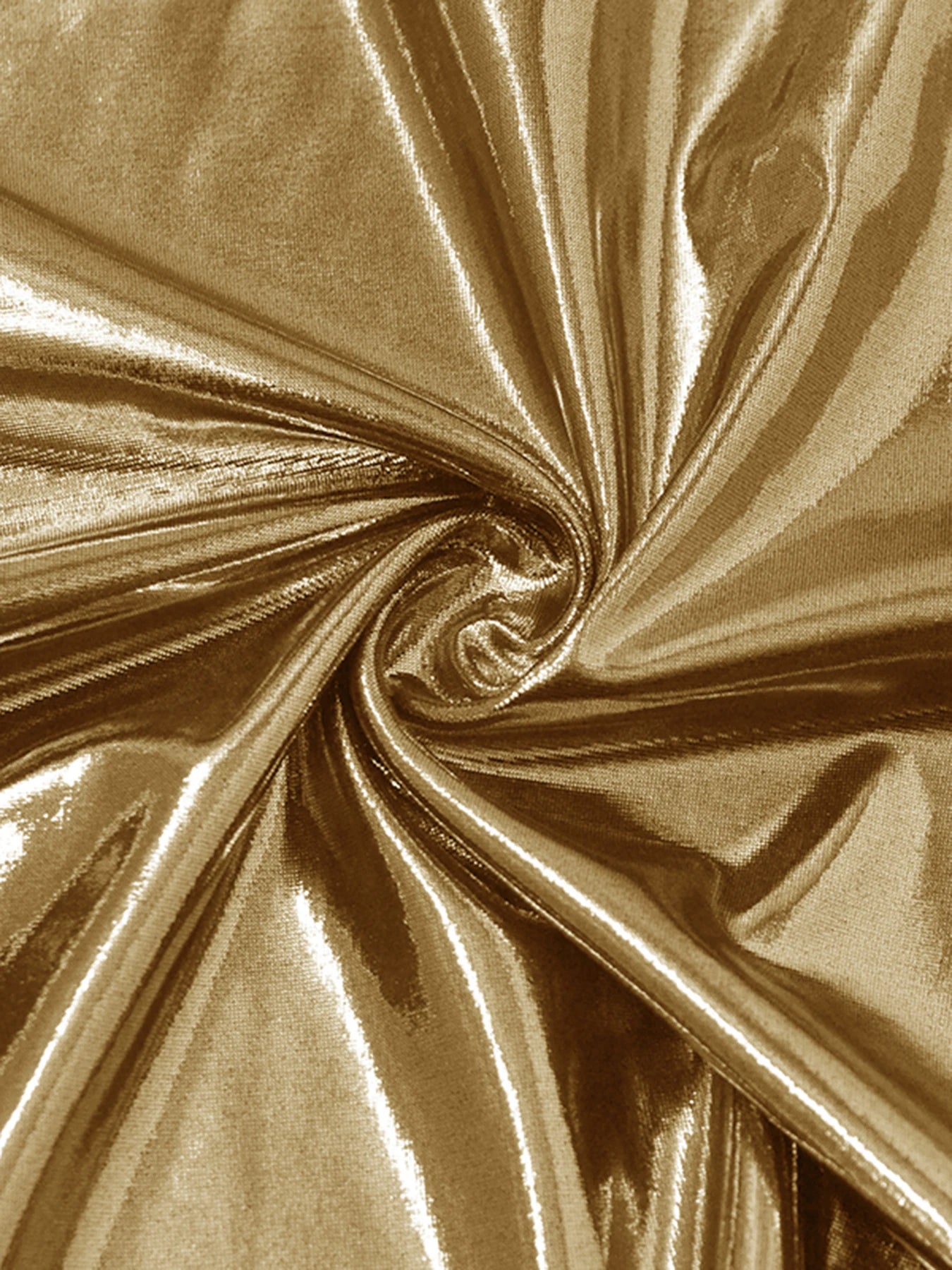 Gold Metallic Backless Maxi Dress