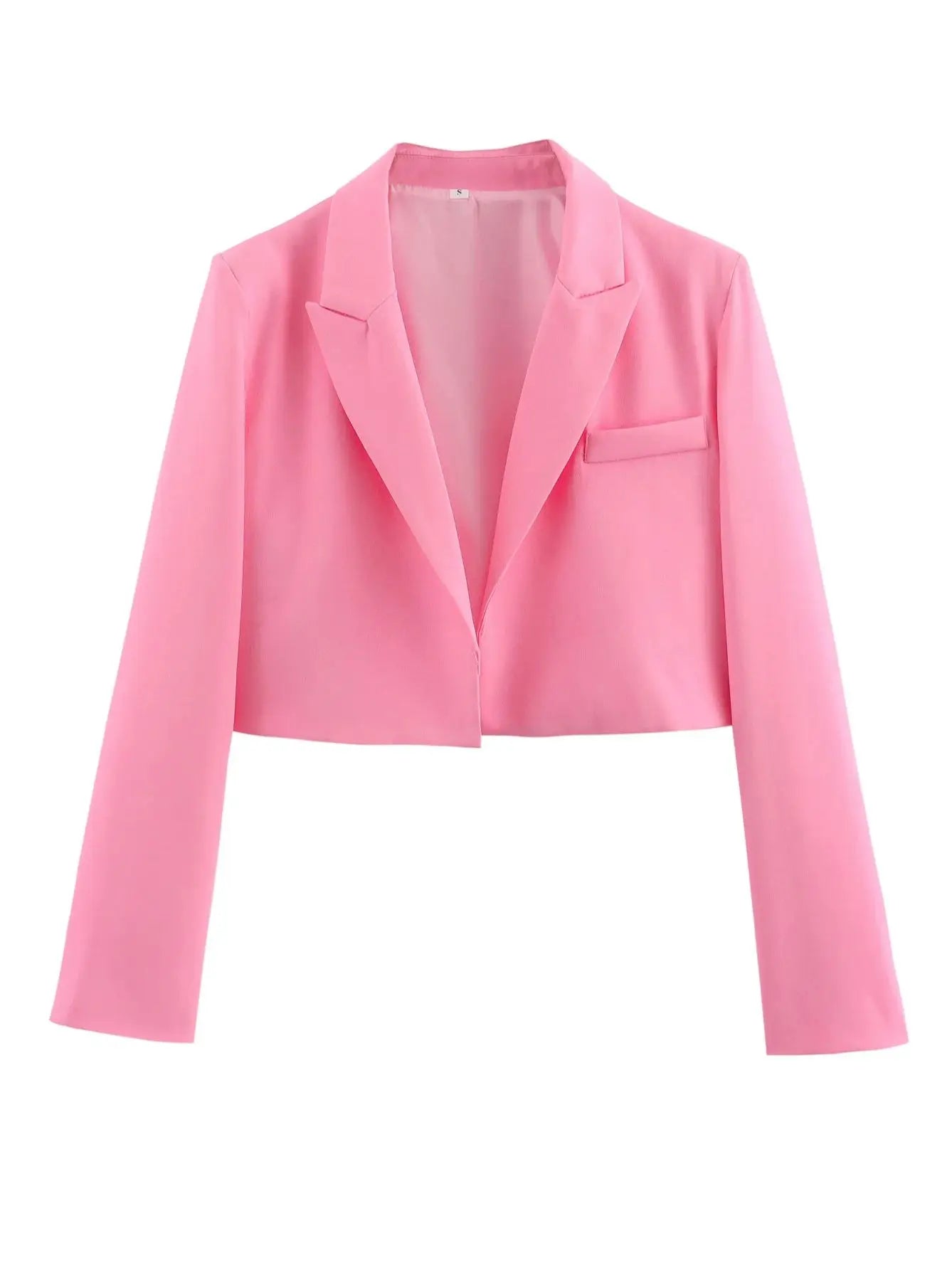Cropped White Blazer – Modern Street Style Jacket