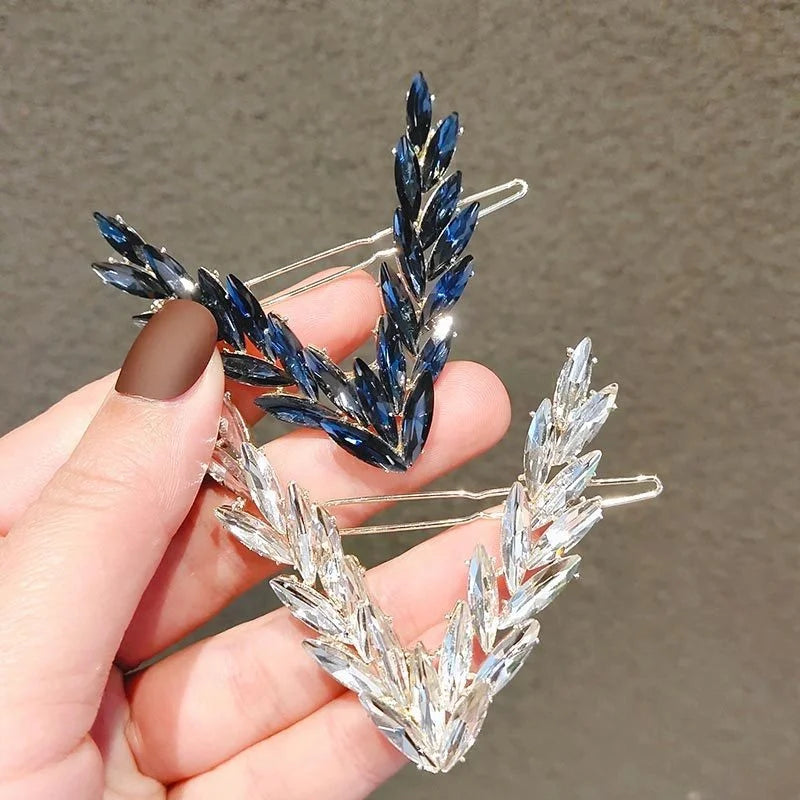 Crystal Laurel Hair Clip