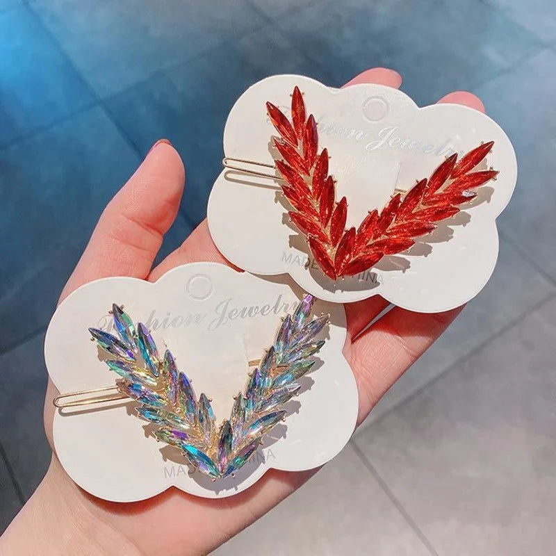 Crystal Laurel Hair Clip