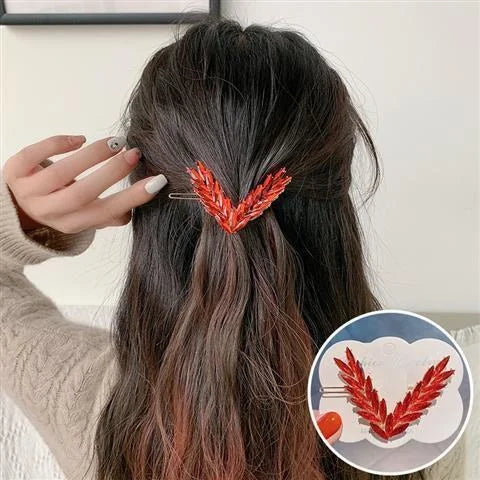Crystal Laurel Hair Clip