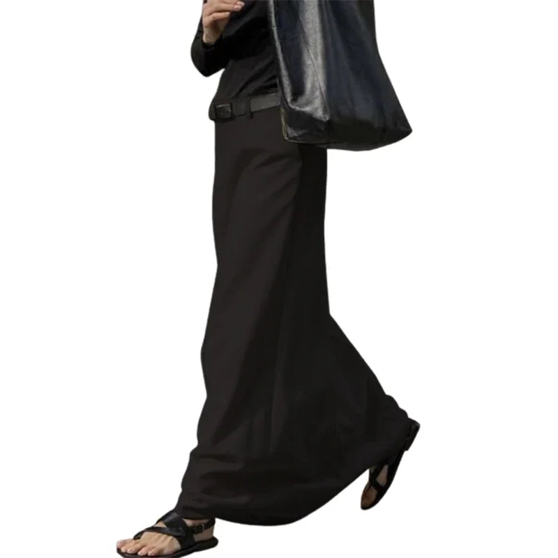 High-Waist Maxi Skirt – Elegant Flowy Black Skirt for Every Occasion