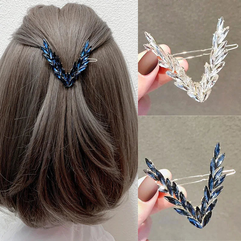 Crystal Laurel Hair Clip