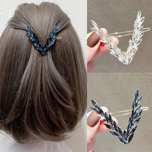 Crystal Laurel Hair Clip