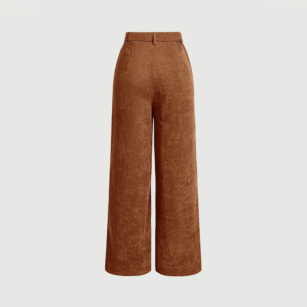 High-Waist Vintage Wide-Leg Pants