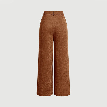 High-Waist Vintage Wide-Leg Pants