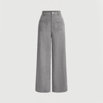 High-Waist Vintage Wide-Leg Pants