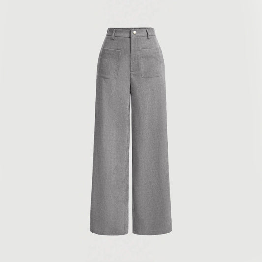 High-Waist Vintage Wide-Leg Pants