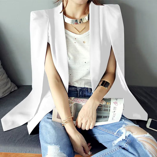 Cape Blazer with Split Sleeves