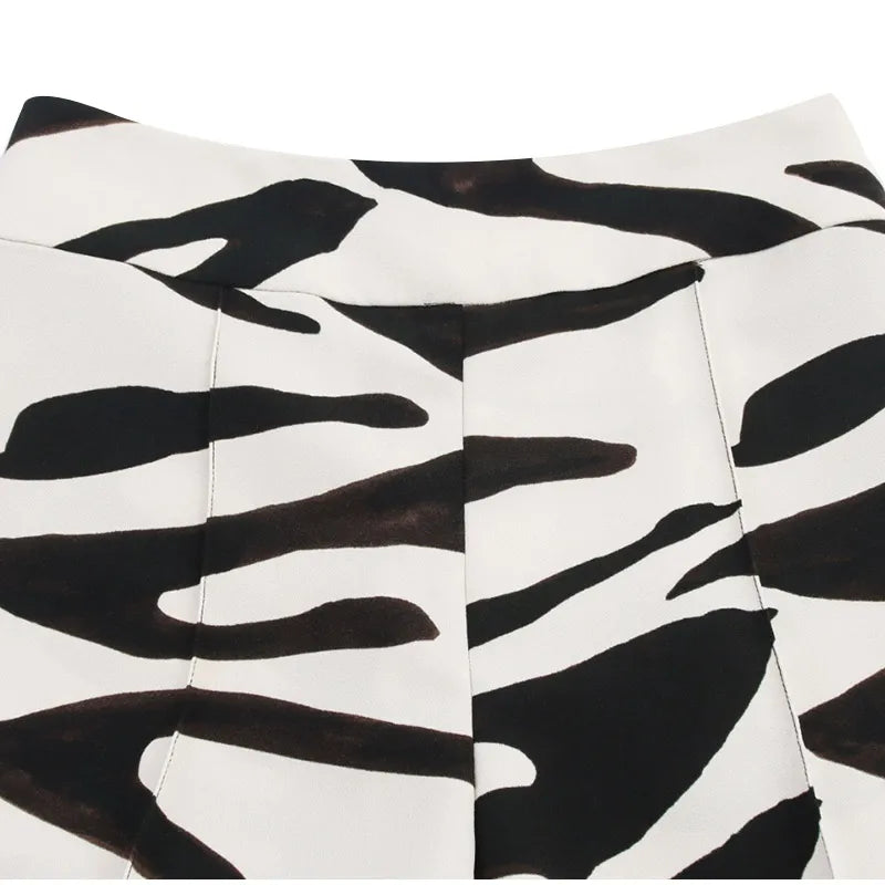 Women’s Oversized Zebra Print Blazer – Statement Outerwear
