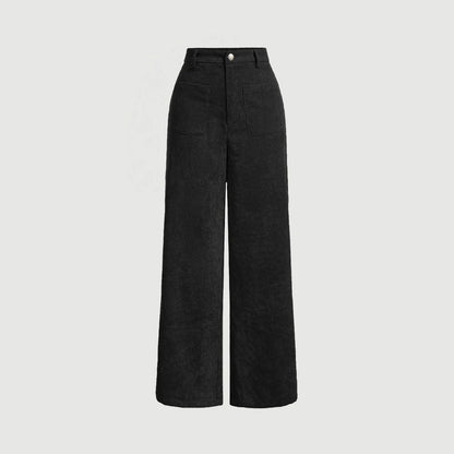 High-Waist Vintage Wide-Leg Pants