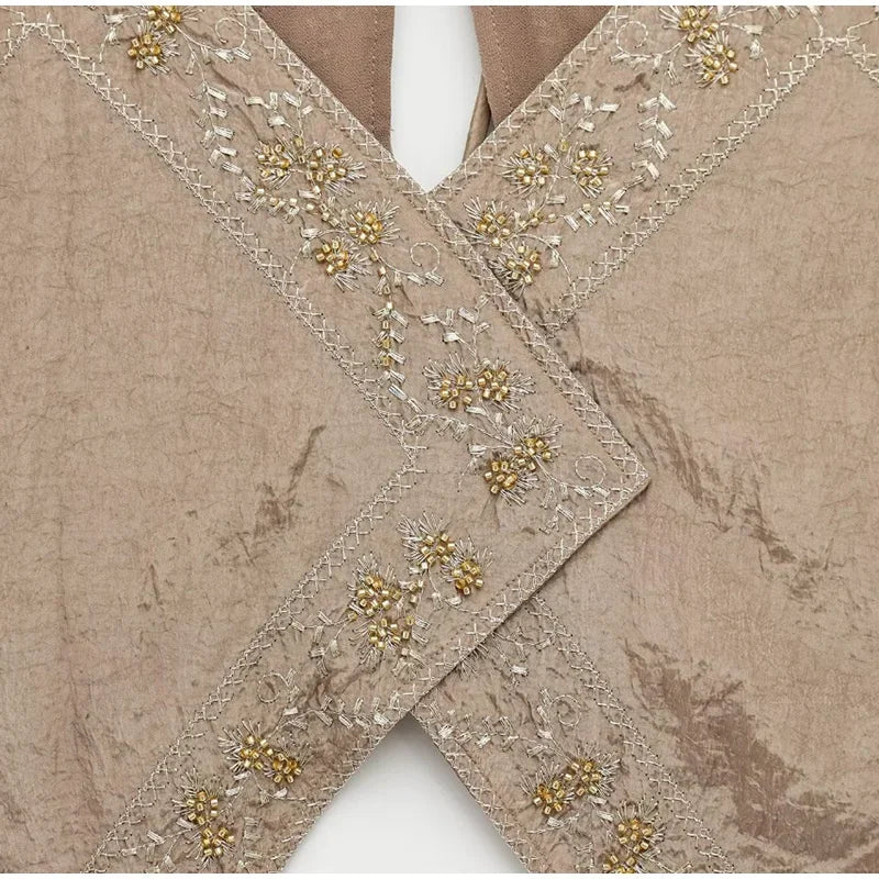 Elegant Wide-Leg Trousers with Fitted Bodysuit