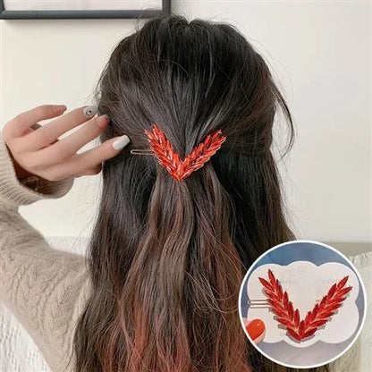Crystal Laurel Hair Clip