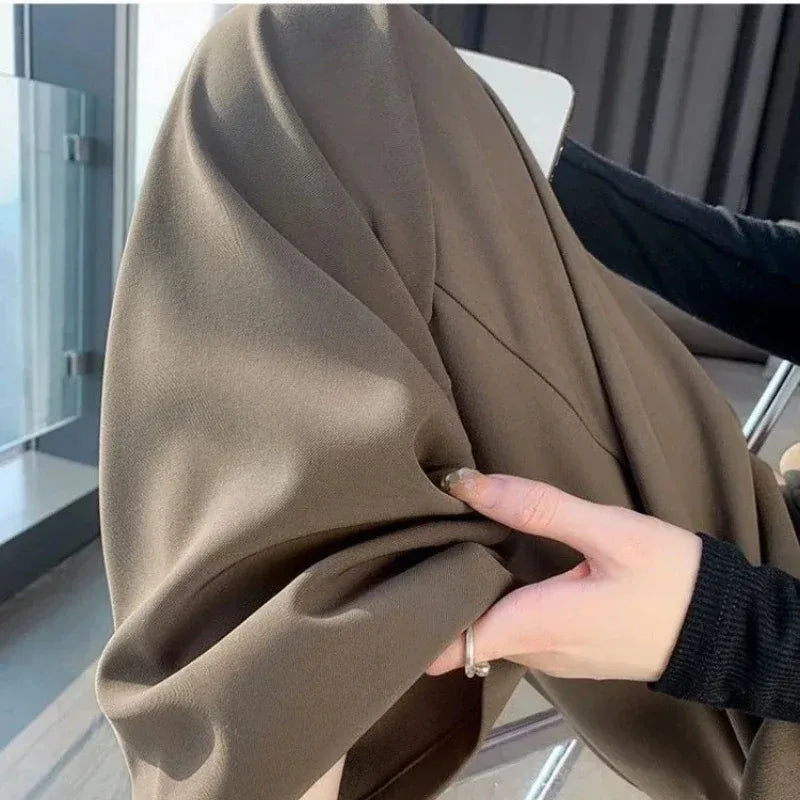 High-Waist Wide Leg Trousers