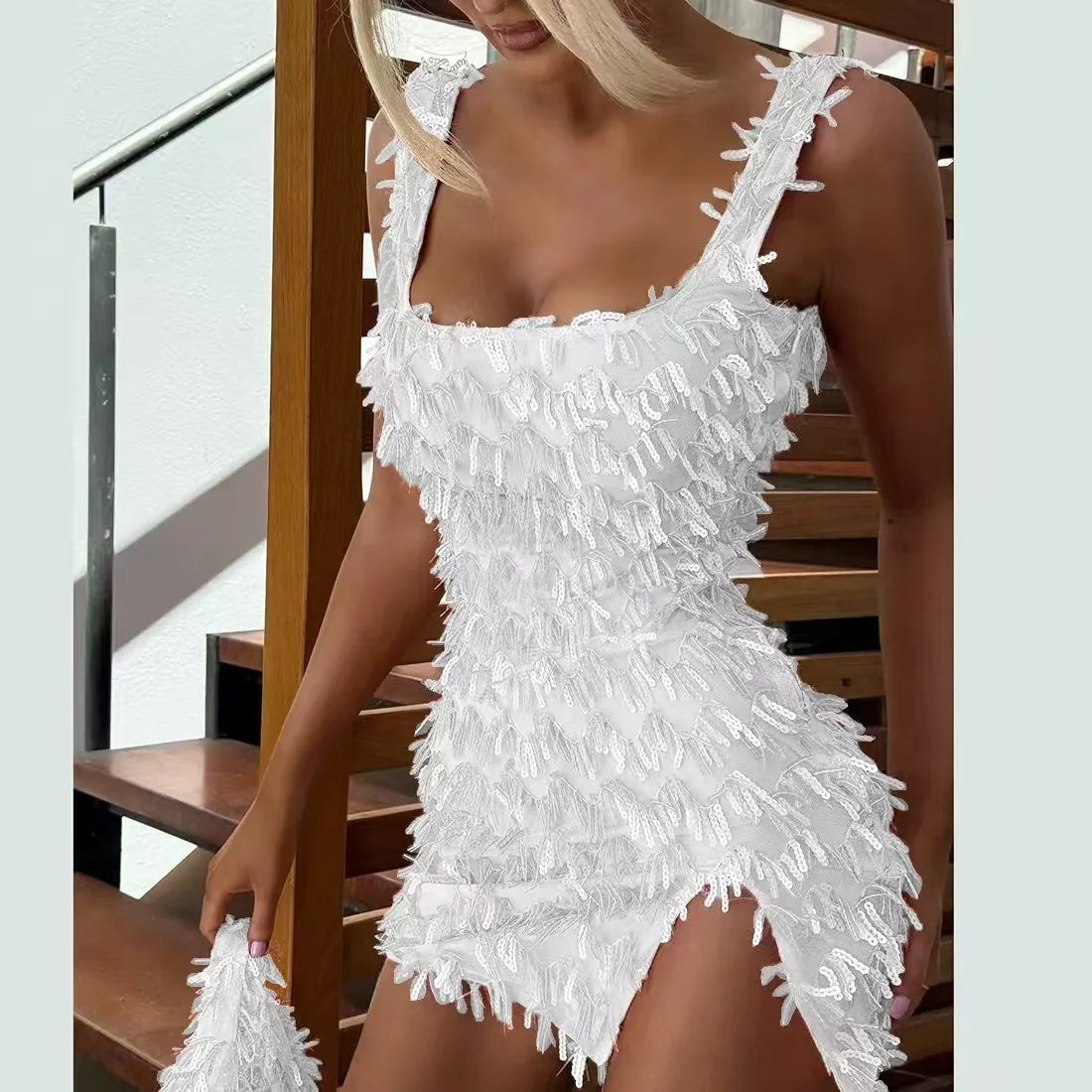 Sequin Bodycon Mini Party Dress