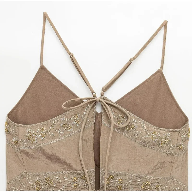 Elegant Wide-Leg Trousers with Fitted Bodysuit