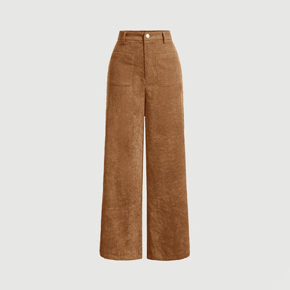 High-Waist Vintage Wide-Leg Pants