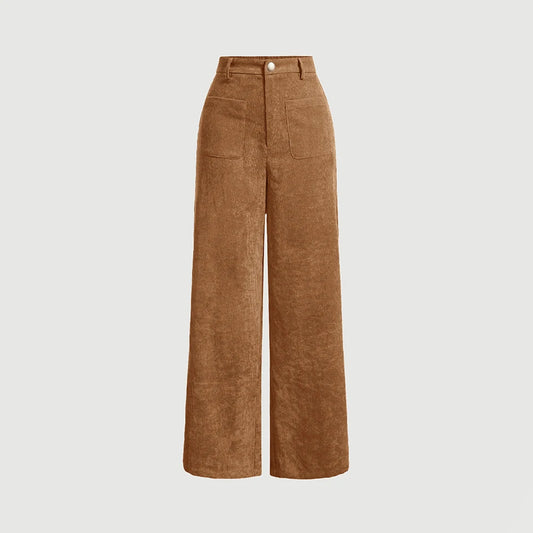 High-Waist Vintage Wide-Leg Pants